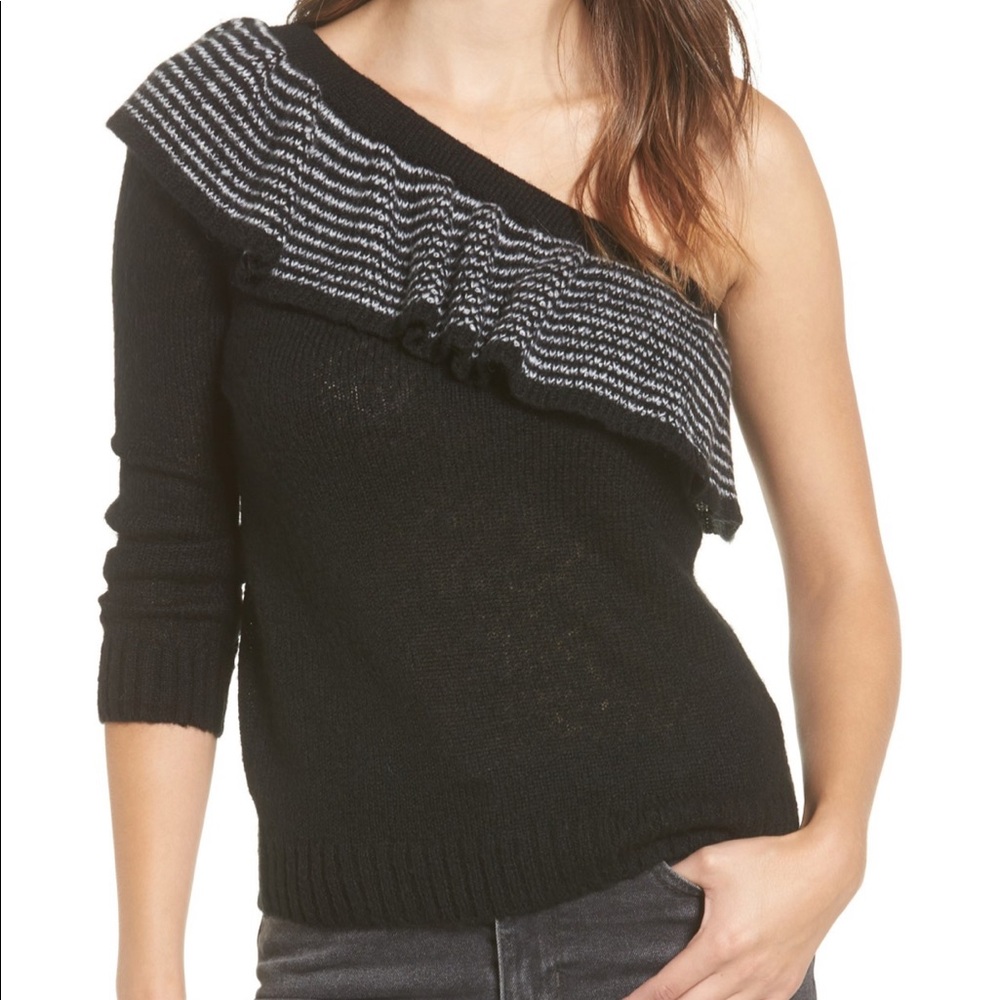BP one shoulder sweater